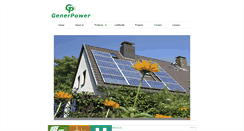 Desktop Screenshot of generpower.com